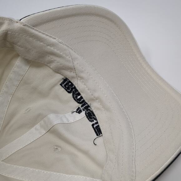 Boise Strapback Baseball Hat Beige One Size Embroidered Port Authority - Picture 8 of 9